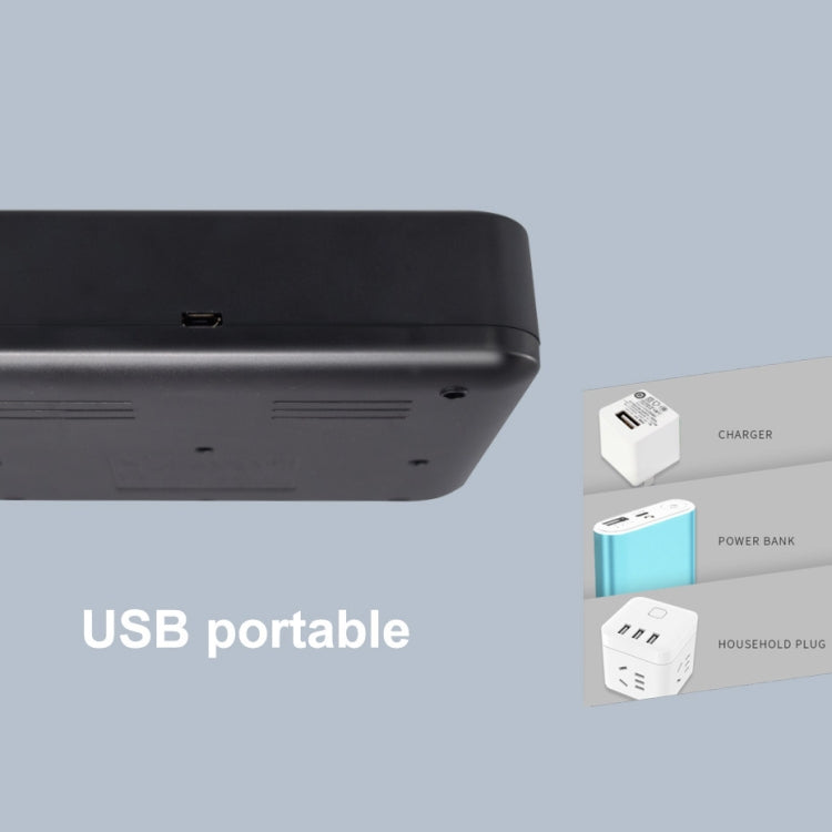 5V 2A USB 8槽電池充電器帶液晶显示屏 適用於AA & AAA & C / D電池