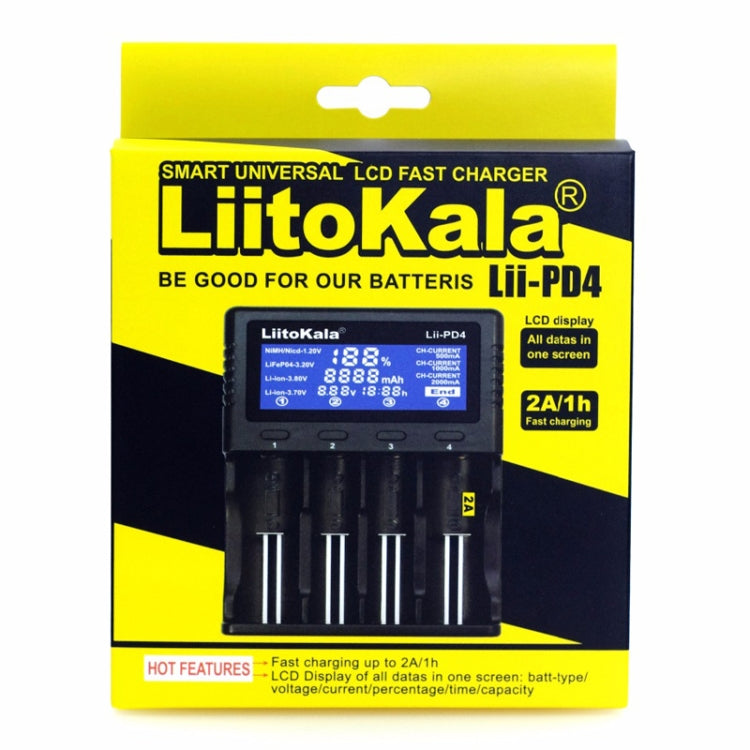 LiitoKala Lii-PD4 鎳氫電池充電器