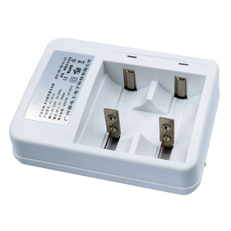 AC 220V 2槽電池充電器 適用於AA & AAA & C / D型電池，國標