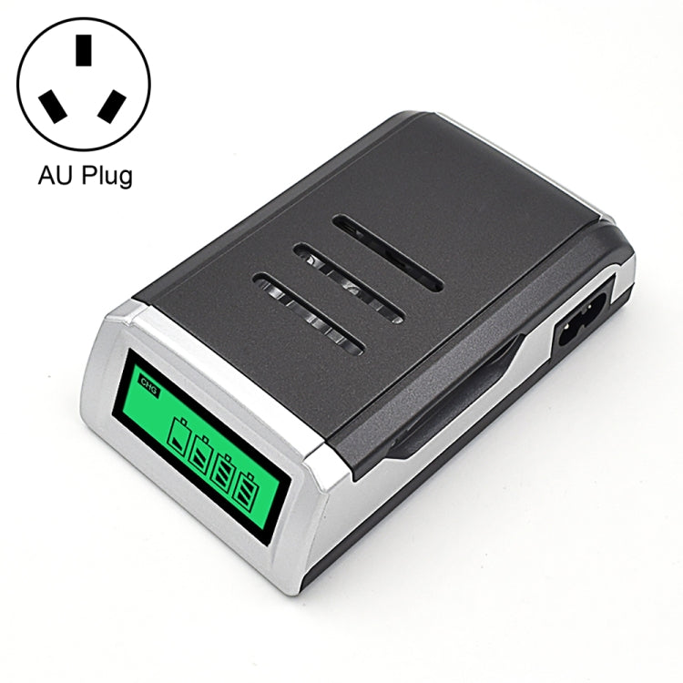 AC 100-240V 4槽電池充電器帶液晶显示屏 適用於AA & AAA電池，澳規