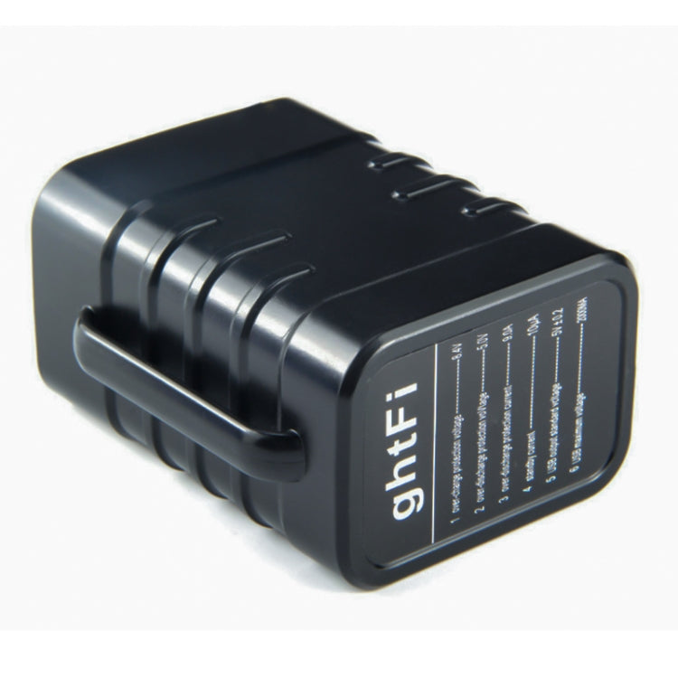 6節18650電池 多功能移動電源盒 帶8.4v 圓頭& 5V USB 雙電壓輸出 不包含電池