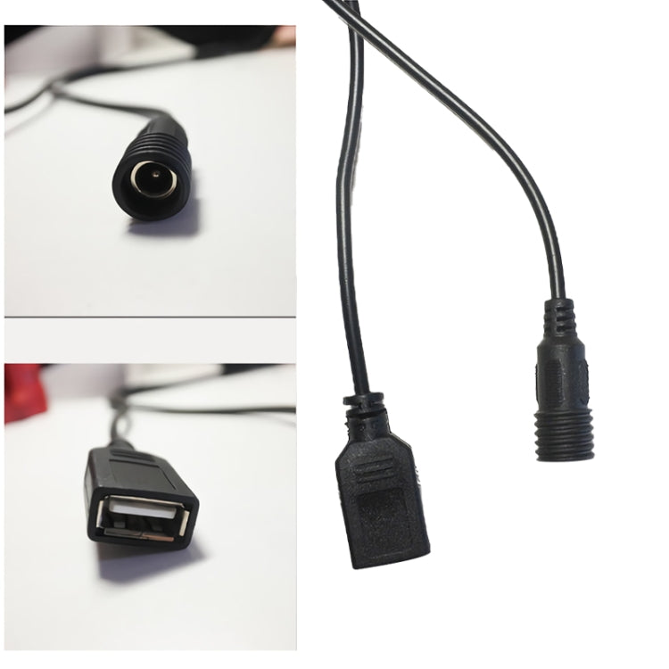 6節18650電池 多功能移動電源盒 帶8.4v 圓頭& 5V USB 雙電壓輸出 不包含電池