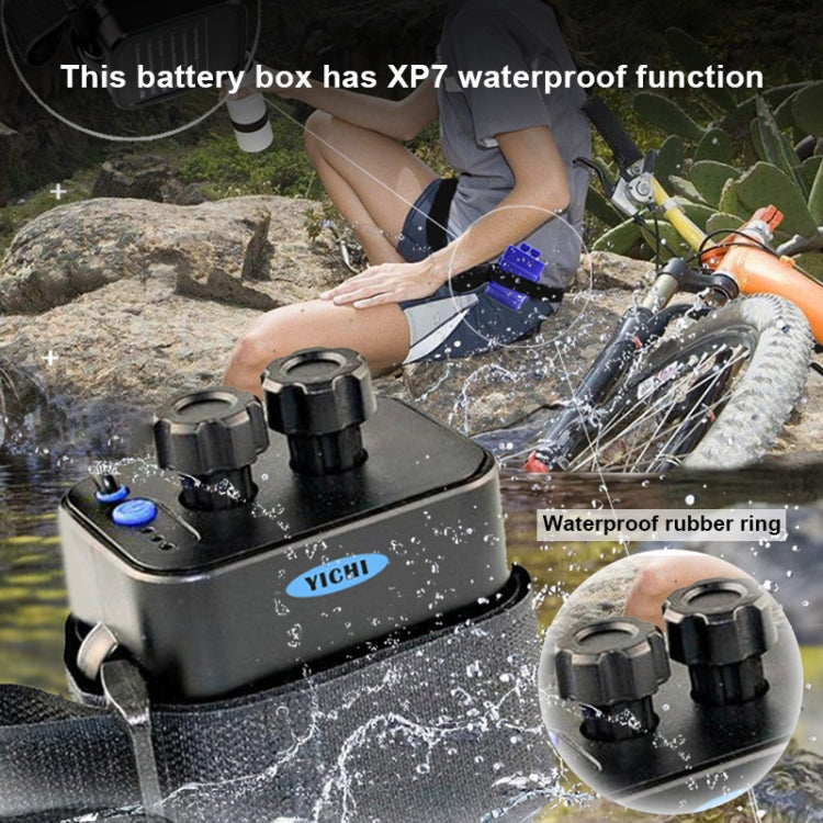 6節18650電池 多功能移動電源盒 帶8.4v 圓頭& 5V USB 雙電壓輸出 不包含電池