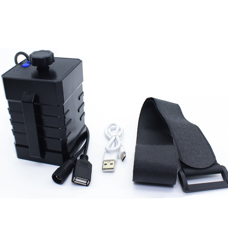 3節 18650/26650 IPX7防水電池盒 帶16.8v 圓頭& 5v USB 接頭輸出電壓 不包含電池