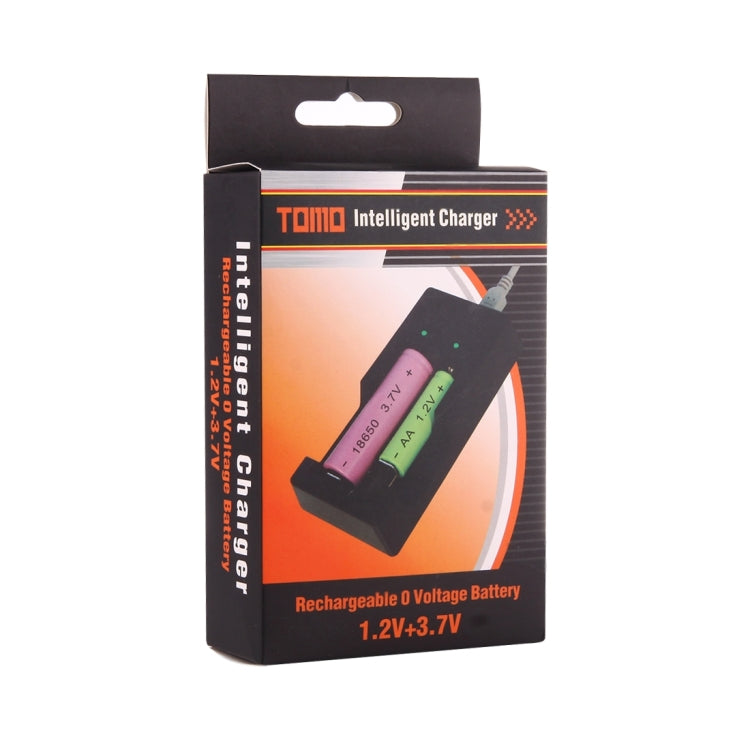 TOMO V6-2  USB 18650 / 18500 / 17650 / 16340 / 14500 / 10500 Li-ion Battery / AA / AAA 電池智能充電器帶指示燈