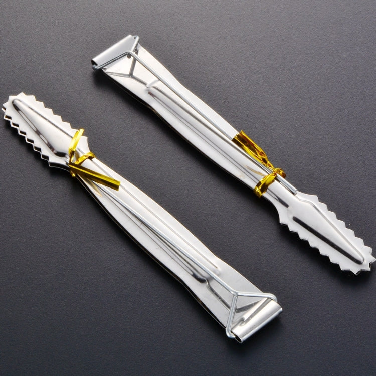 2pcs Hookah Charcoal Metal Clip, Size: Large