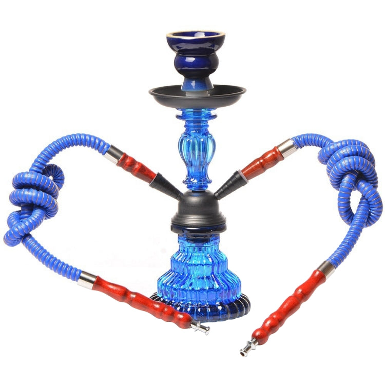 21-1011 玻璃雙管水煙套裝