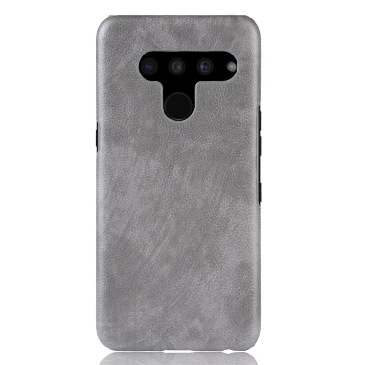 適用於LG V50 ThinQ 5G 荔枝紋PC+PU防摔保護殼