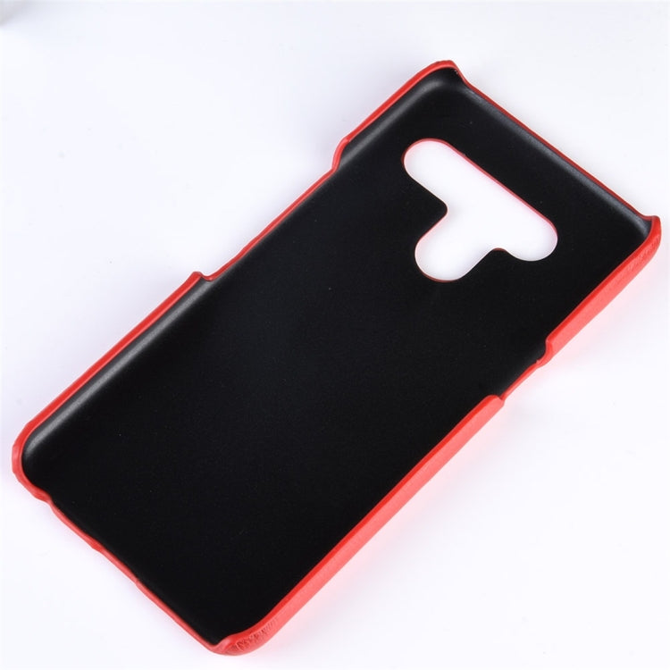 適用於LG V50 ThinQ 5G 荔枝紋PC+PU防摔保護殼