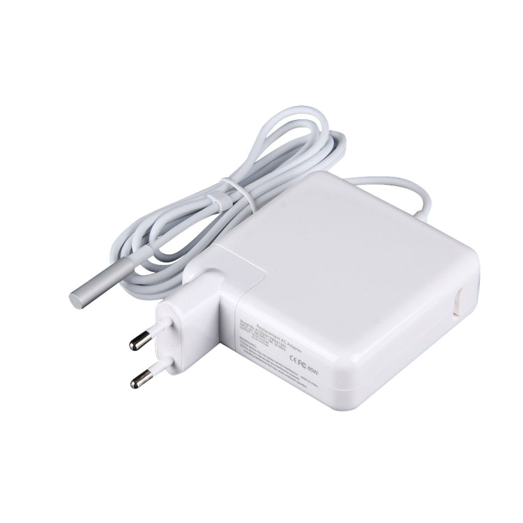 18.5V 4.6A 85W 5 Pin磁頭 適用於蘋果筆記本電腦電源充電器，線長：1.7米，歐規