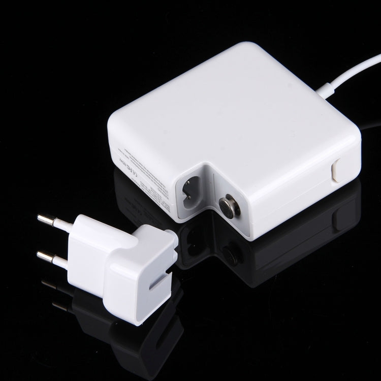 18.5V 4.6A 85W 5 Pin磁頭 適用於蘋果筆記本電腦電源充電器，線長：1.7米，歐規