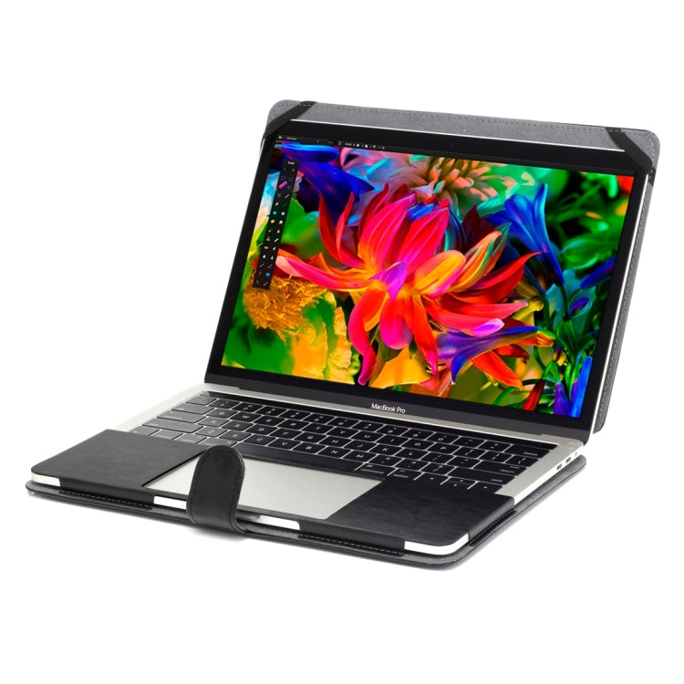 適用於蘋果2016Macbook Pro 15.4英寸A1707 筆記本 瘋馬紋左右開皮套