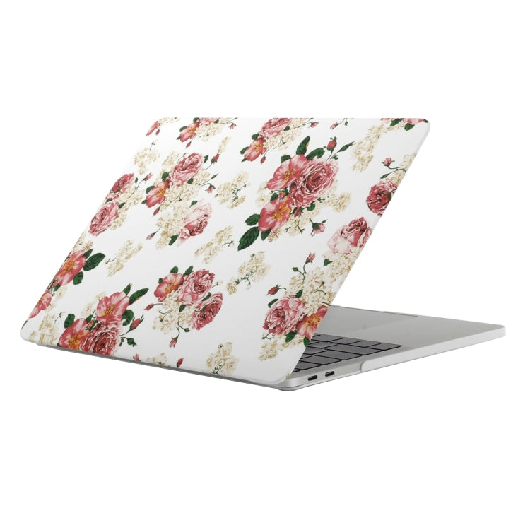 適用於蘋果2016Macbook Pro 15.4英寸A1707 月桂花圖案筆記本水貼工藝PC保護殼