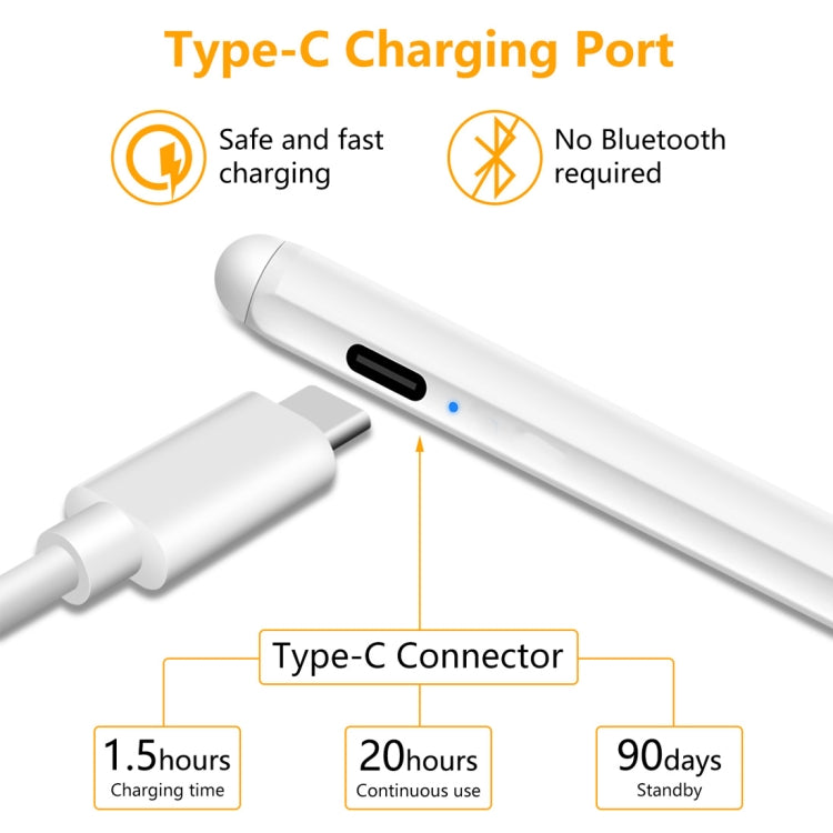 二代 1.4-2.3mm 磁性設計超細筆尖防誤觸電容屏手寫筆