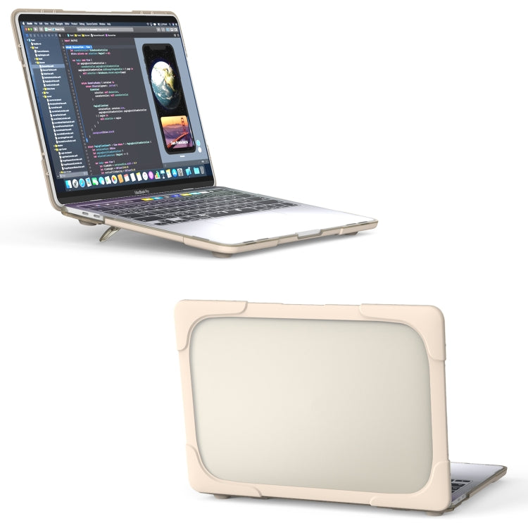適用於MacBook Pro 13 inch 2022 & A2289 / A2251 / A2338 2020 PC + TPU 雙色筆記本電腦保護殼