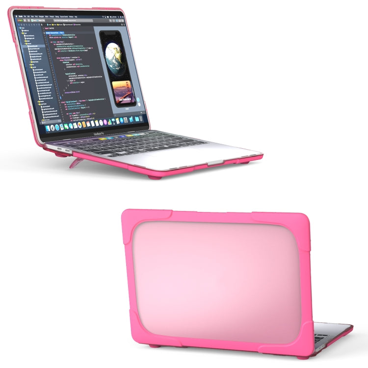 適用於MacBook Pro 13 inch 2022 & A2289 / A2251 / A2338 2020 PC + TPU 雙色筆記本電腦保護殼