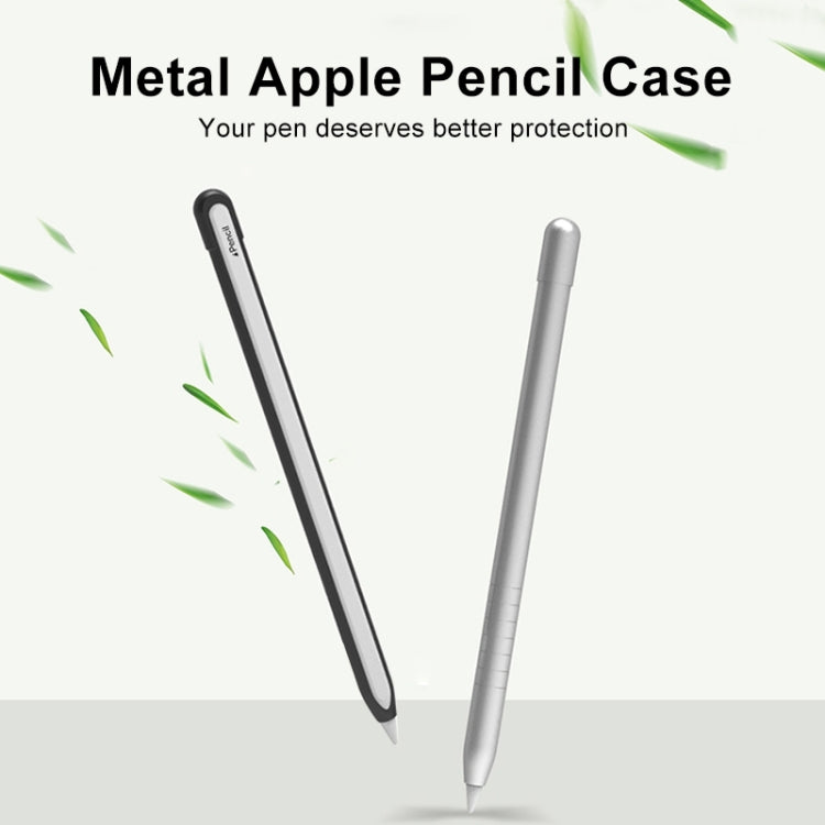 金屬磨砂防滑手寫筆保護套 適用於Apple Pencil 2