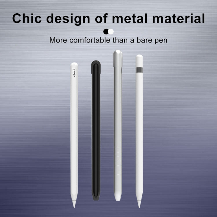 金屬磨砂防滑手寫筆保護套 適用於Apple Pencil 2
