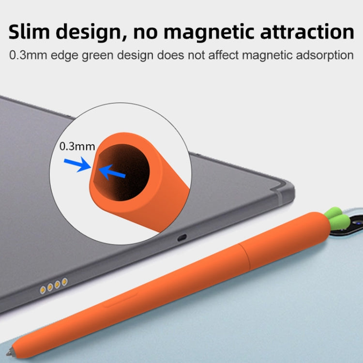 可愛胡蘿蔔液態硅膠保護套 適用於三星 Galaxy S Pen