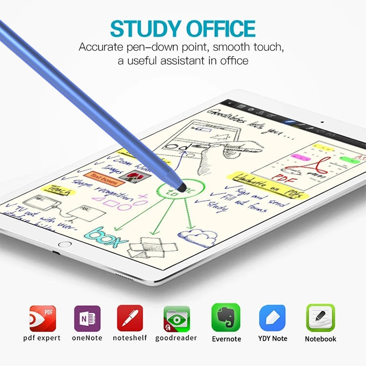 通用兩頭橡膠款電容手寫筆帶磁吸筆帽
