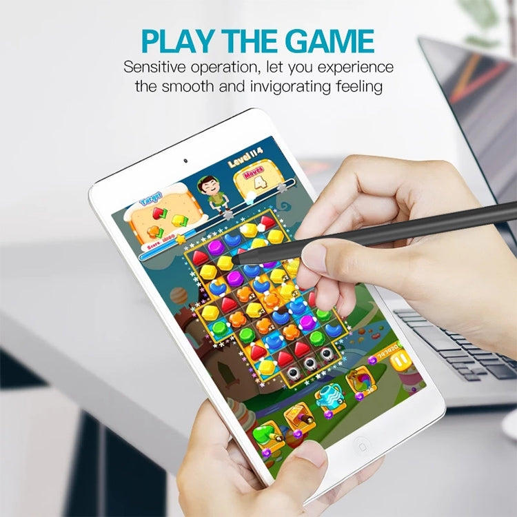 通用兩頭橡膠款電容手寫筆帶磁吸筆帽