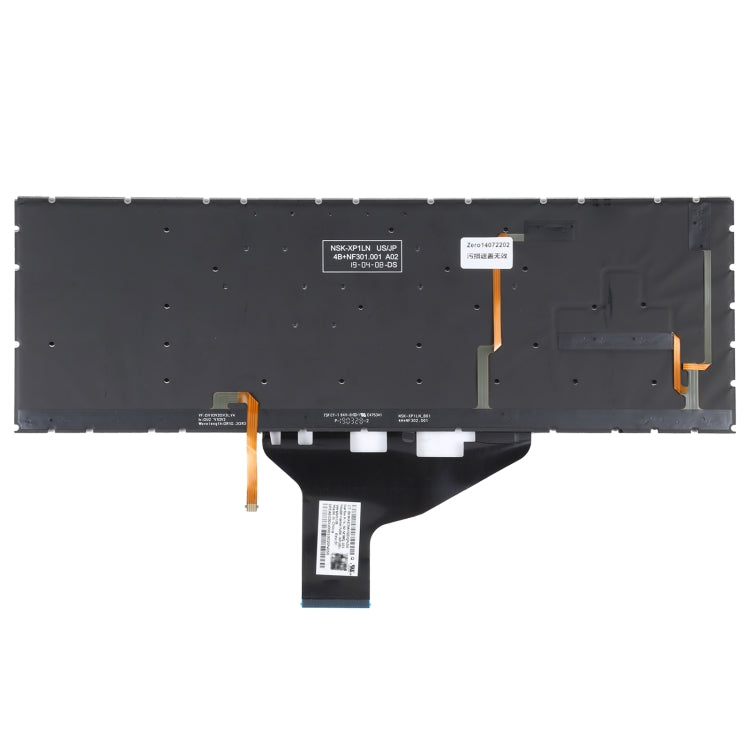 適用於HP OMEN 15-DC 15-DH 15T-DC 17-CB 美式英語鍵盤帶紅色背光 紅色字體
