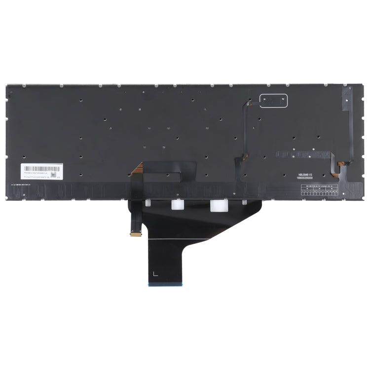 適用於HP OMEN 15-DC 15-DH 15T-DC 17-CB 美式英語鍵盤帶RGB七彩背光 白色字體