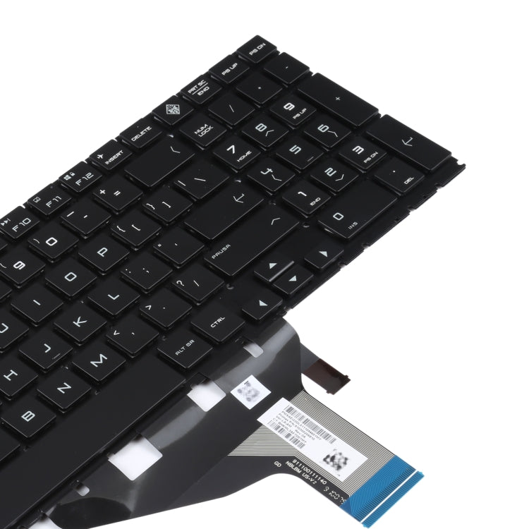 適用於HP OMEN 15-DC 15-DH 15T-DC 17-CB 美式英語鍵盤帶RGB七彩背光 白色字體