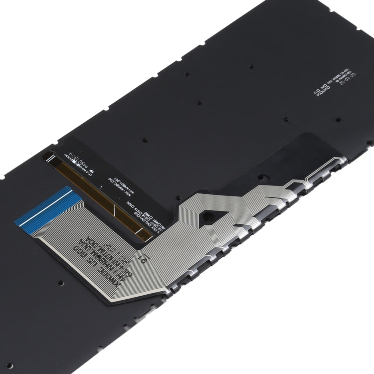 適用於HP Envy X360 15-ED 15-ED0008CA 美式英語鍵盤帶RGB七彩背光 白色字體