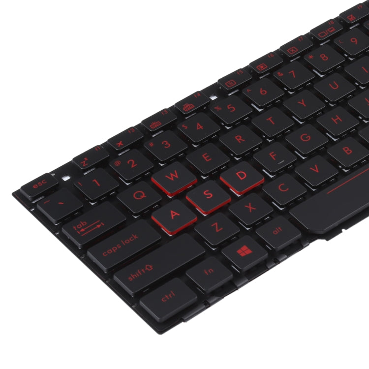 適用於Asus GL553VW ZX53V FX53VD 美式英語鍵盤帶背光