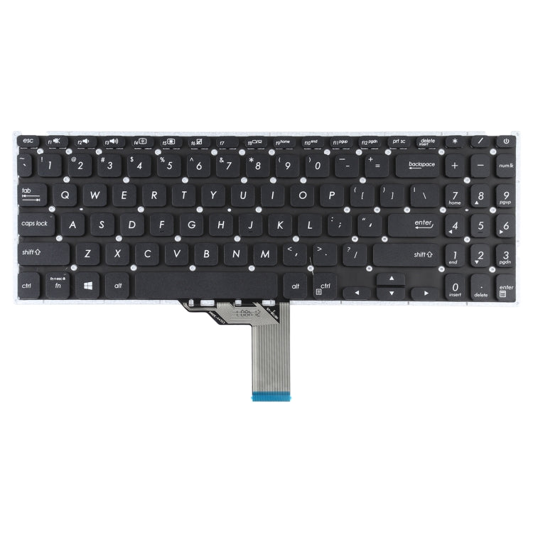 適用於Asus Vivobook X512 X512D X512DA X512F X512FA X512U 美式英語鍵盤