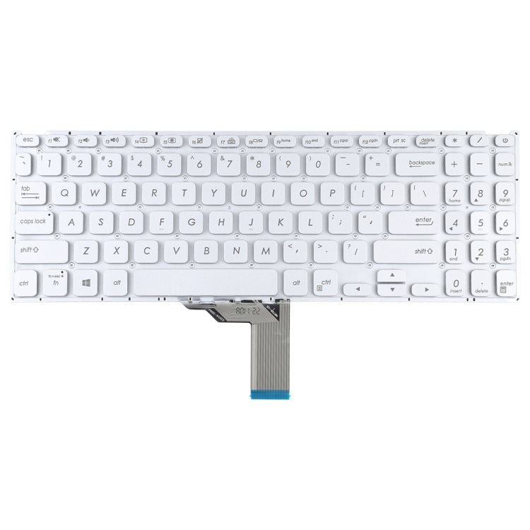 適用於Asus Vivobook X512 X512D X512DA X512F X512FA X512U 美式英語鍵盤帶背光