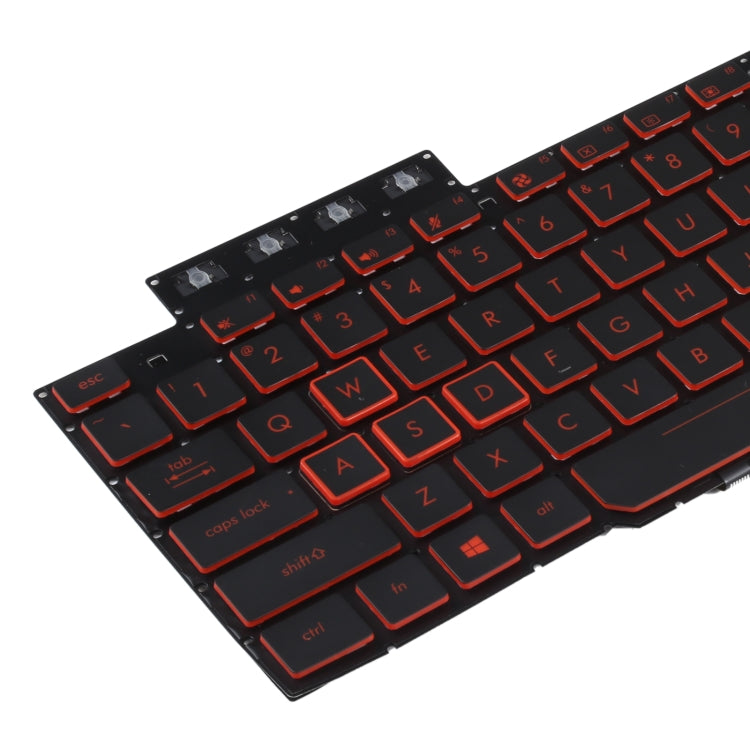 適用於Asus FX80 FX80GE FZ80G ZX80G FX505 美式英語鍵盤帶背光
