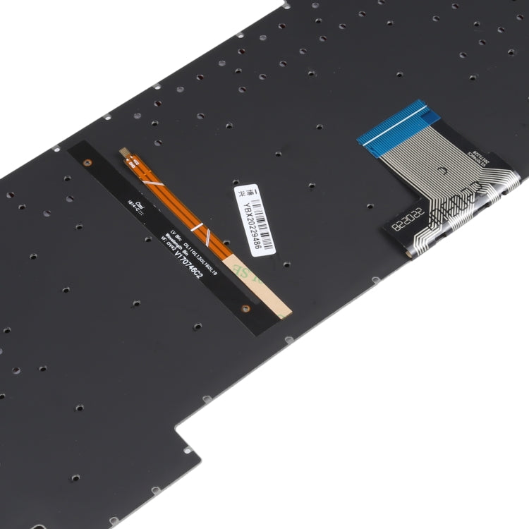 適用於Asus FX80 FX80GE FZ80G ZX80G FX505 美式英語鍵盤帶背光