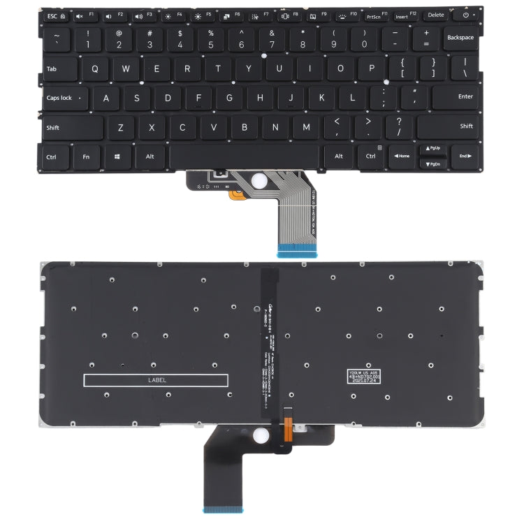 適用於小米 Mi Air 13.3 美式英語鍵盤帶背光