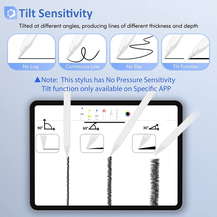 Mutural P-980 傾斜壓感防誤觸電容筆 適用於2018年以後的iPad