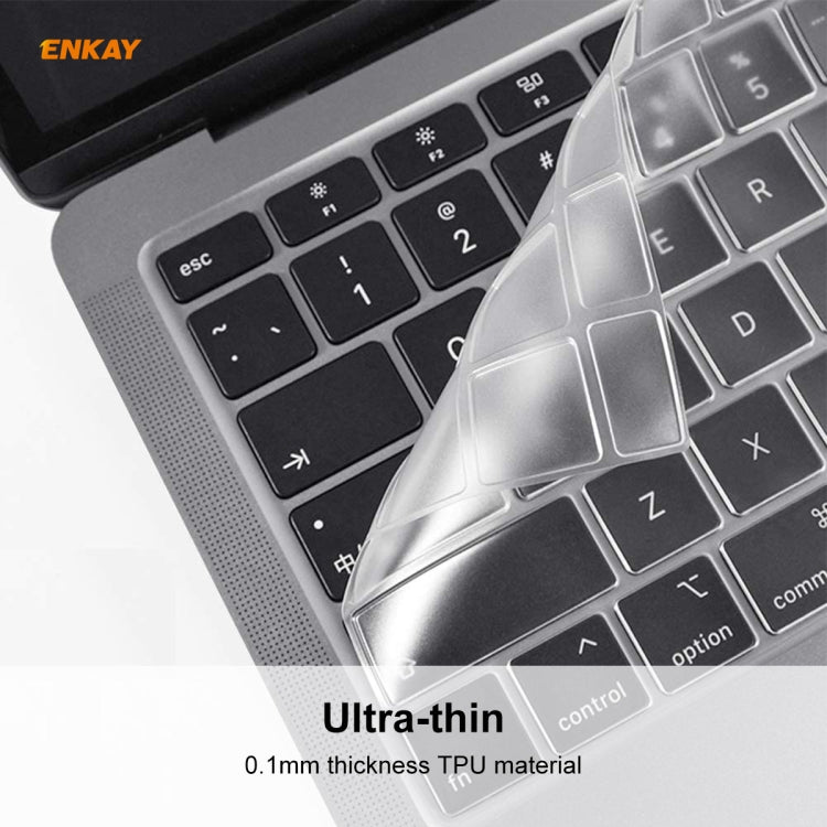 適用於MacBook Air 13.3 inch A1932 2018 恩凱 草帽王子 美版筆記本超薄TPU鍵盤保護膜