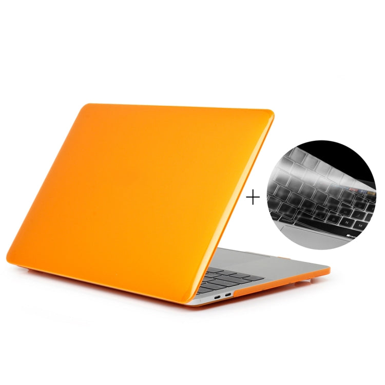 ENKAY 草帽王子 2合1套裝 2016 適用於Macbook Pro 13.3英寸帶Touchbar筆記本保護殼 水晶殼+美版超薄TPU鍵盤保護膜