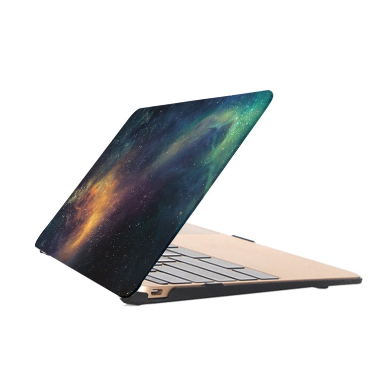 適用於蘋果Macbook Pro 12英寸 星空圖案筆記本水貼紙保護殼