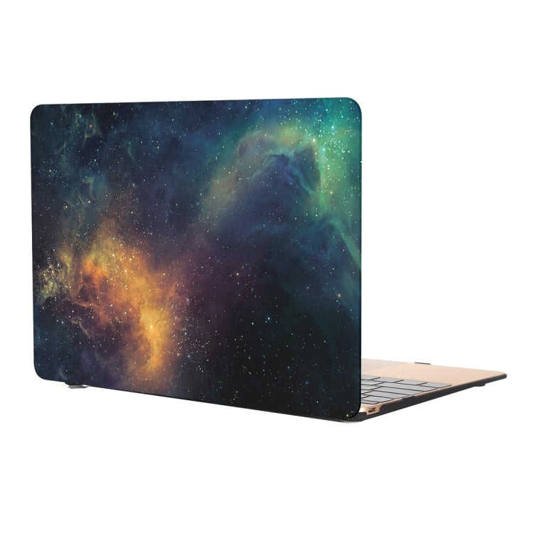 適用於蘋果Macbook Pro 12英寸 星空圖案筆記本水貼紙保護殼