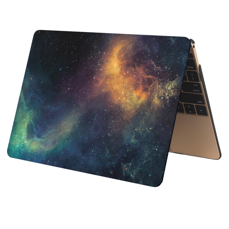 適用於蘋果Macbook Pro 12英寸 星空圖案筆記本水貼紙保護殼