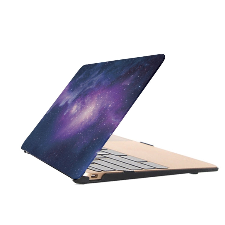 適用於蘋果Macbook Pro 12英寸 星空圖案筆記本水貼紙保護殼