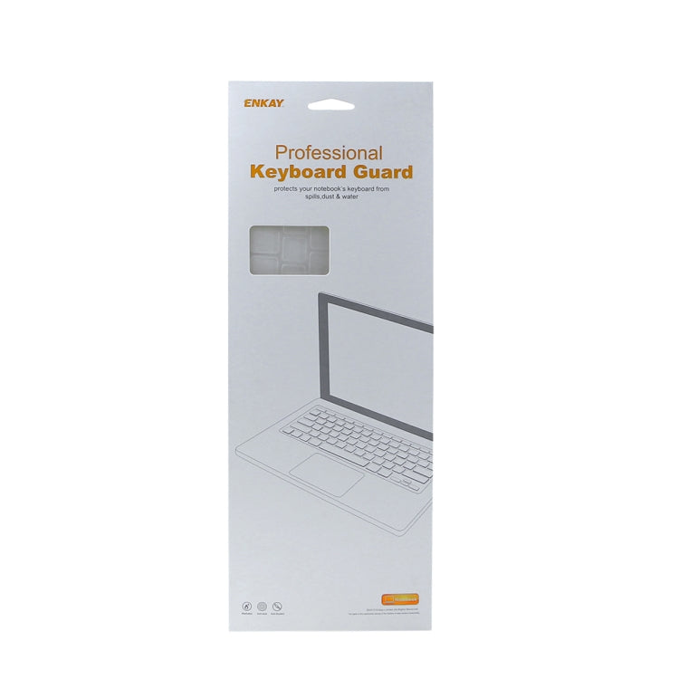 ENKAY 2015 MacBook 12英寸 / MacBook Pro 13.3英寸不帶Touch Bar 筆記本超薄TPU鍵盤保護膜 歐版