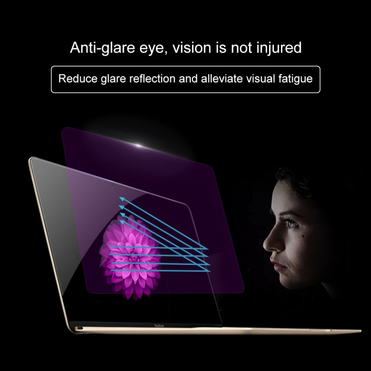 適用於Macbook Retina 12英寸  9H硬度防藍光防爆鋼化玻璃膜