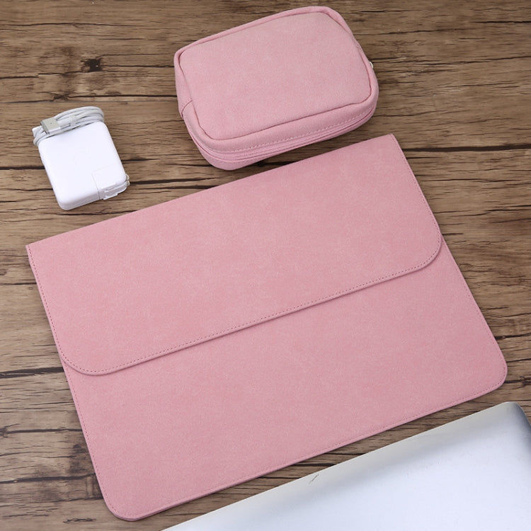 2合一 適用於蘋果MacBook Air 11.6 inch A1465  / A1370  橫款筆記本電腦磨砂內膽包+電源包