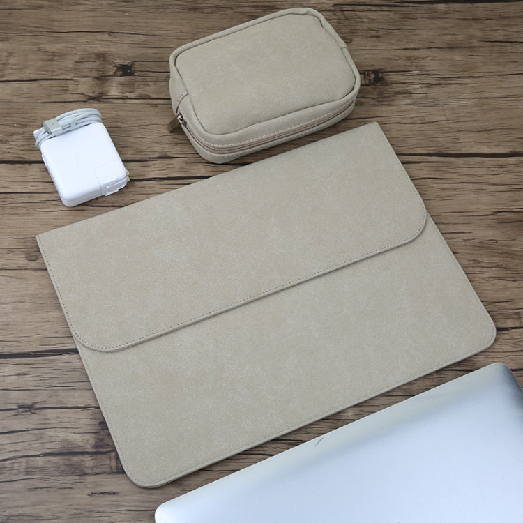 2合一 適用於蘋果MacBook 12 inch A1534  橫款筆記本電腦磨砂內膽包+電源包