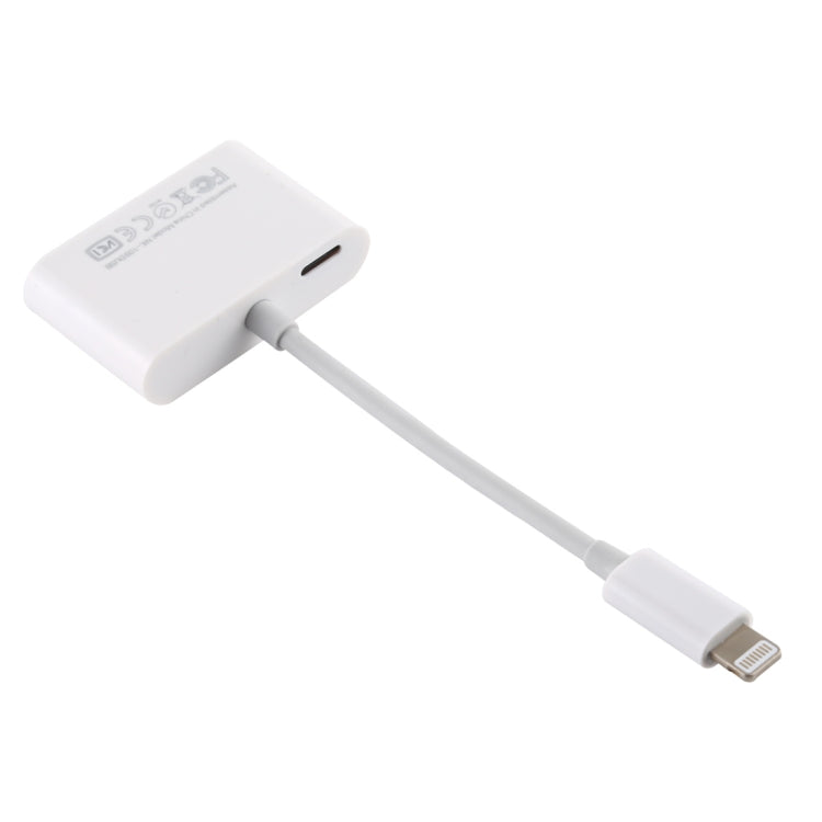 AK109 3合一 8 Pin 公頭轉雙USB母頭接口相機適配器，支持iOS13.0及以上的系統