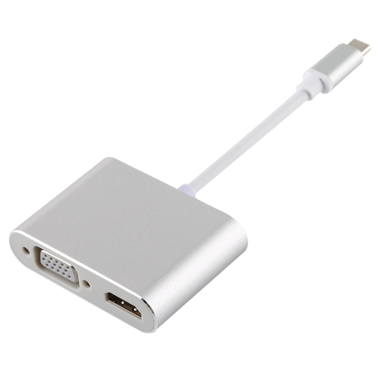 4合一 Type-C轉4K HDMI+VGA+USB 3.0 接口多功能適配器