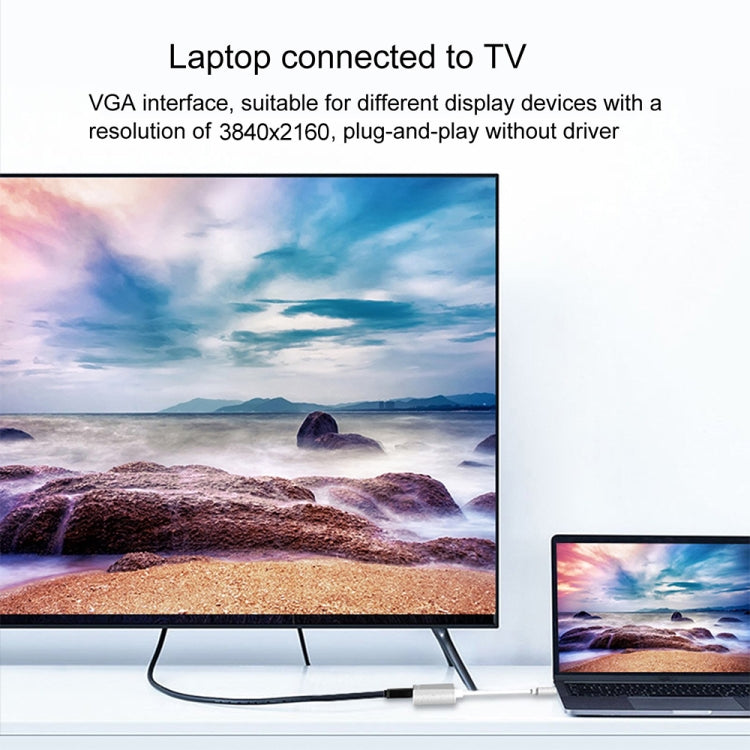 4合一 Type-C轉4K HDMI+VGA+USB 3.0 接口多功能適配器