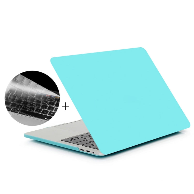 ENKAY 草帽王子 2合1套裝 2016 適用於Macbook Pro 15.4英寸帶Touch Bar 筆記本保護殼 磨砂殼+歐版超薄TPU鍵盤保護膜